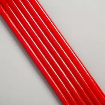 Клей для клеевого пистолета "Красный" (набор 6 штук) 7ммх18 см МИКС