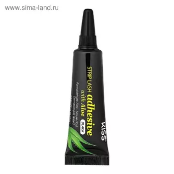 Клей для накладных ресниц Kiss Strip Lash Adhesive, с алоэ, чёрный