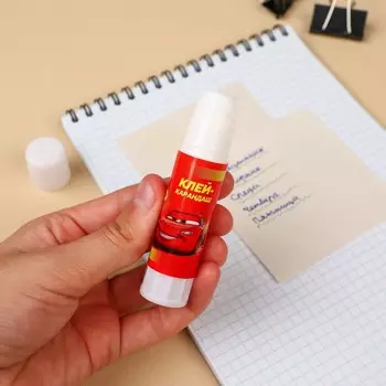 Клей-карандаш PVP 9 г, «Тачки»