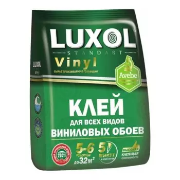 Клей обойный LUXOL, для виниловых обоев, пакет, 180 г
