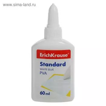 Клей ПВА 60 г, ErichKrause, Standard