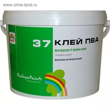 Клей ПВА водостойкий "Радуга 37" 1 кг