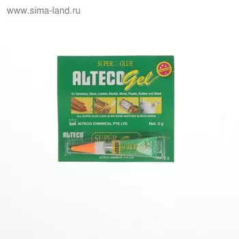 Клей супер-гель Alteco, 3 г