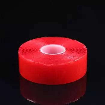 Клейкая лента TORSO, прозрачная, двусторонняя, акриловая, 25 мм 5 м