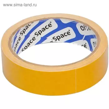 Клейкая лента двусторонняя, OfficeSpace, 25 мм 10 м, полипропилен