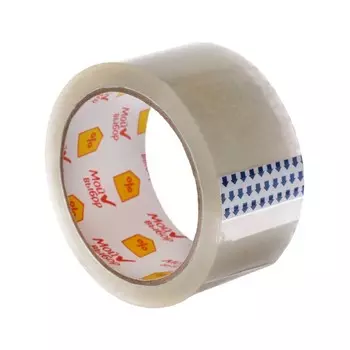 Клейкая лента «Мой Выбор» прозрачная 45 мм 66 м 40 мик