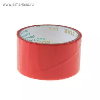 Клейкая лента Rosy Star, красная, 48 мм 13 м