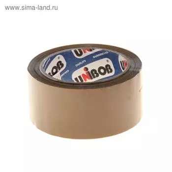 Клейкая лента UNIBOB 48мм*66м 60мкм, тёмная