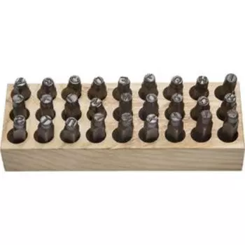 Клейма "ЗУБР", буквенные латинские, шрифт 8 мм