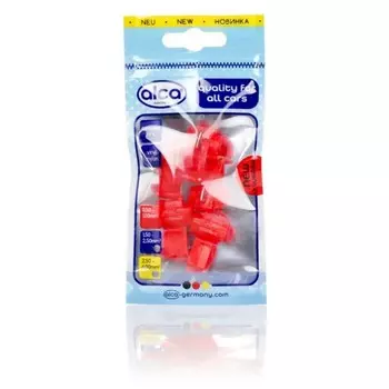 Клеммы соединительные для проводов для разветвления кабелей красные 0,5-1,0mm 5 шт ALCA