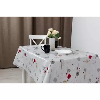 Клеёнка Camelia 140 см, рисунок россо, рулон 20 п.м.