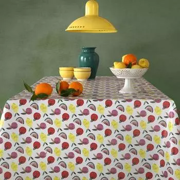 Клеёнка Camelia 140 см, рулон 20 м, рисунок «Тутти-фрутти»