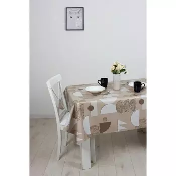 Клеёнка Chic&Charme 140 см, рисунок ребус, рулон 20 п.м.