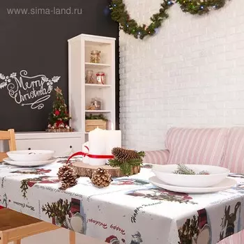 Клеёнка Meiwa, 137 см, рулон 20 пог. м, цвет красный