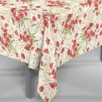 Клеёнка Mirha «Папаверо», 140 см, рулон 20 пог. м