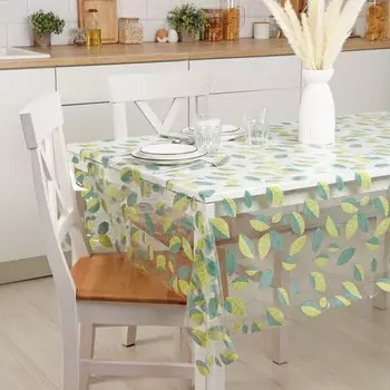 Клеёнка на стол Доляна «Листопад», ширина 137 см, толщина 0.07 мм, рулон 30 м