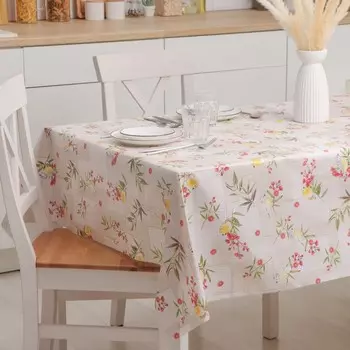 Клеёнка на стол Доляна «Птички», на нетканой основе, ширина 137 см, толщина 0,7 мм, рулон 20 м