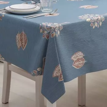 Клеёнка на стол «Листва», на тканевой основе, рулон 20 м, ширина 137 см