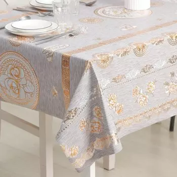 Клеёнка на стол «Мэлоди», на тканевой основе, рулон 20 м, ширина 137 см