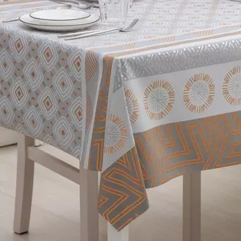 Клеёнка на стол «Узор», на тканевой основе, рулон 20 м, ширина 137 см