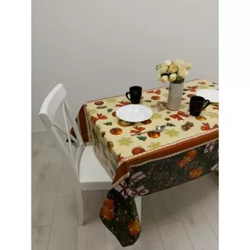 Клеёнка «Полли» 140 см, рисунок Бантики, рулон 20 п.м.