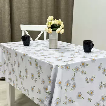 Клеёнка Полли, Joy Home, «Поляна с ромашками», 140 см