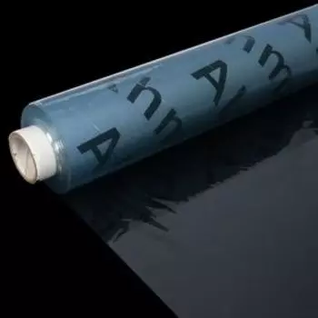 Клеёнка на стол ПВХ «Жидкое стекло», ширина 137 см, толщина 0,13 мм, рулон 50 м, прозрачная