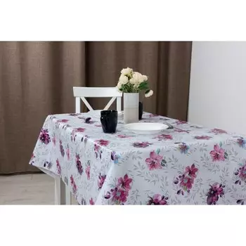 Клеёнка Sale&Pepe 140 см, рисунок фуксия, рулон 20 п.м.