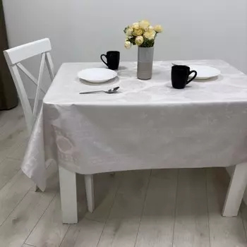 Клеёнка «Сансара белый» Joy Home, 140 см, 20 м