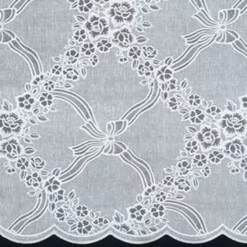 Клеёнка столовая «Ажурная», 138 см, рулон 15 пог. м., цвет белый