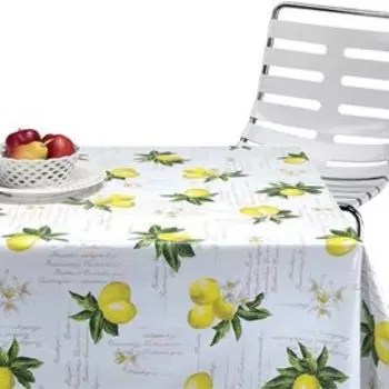 Клеёнка столовая Future «Лимоны», 140 см, рулон 20 пог. м