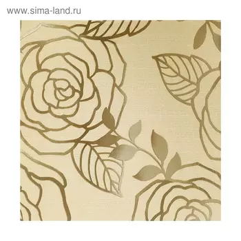 Клеёнка столовая Meiwa, 140 см, 20 пог. м., цвет кремовый