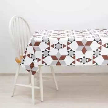 Клеёнка столовая на тканевой основе «Грейд», ширина 137 см, рулон 20 м, цвет коричневый