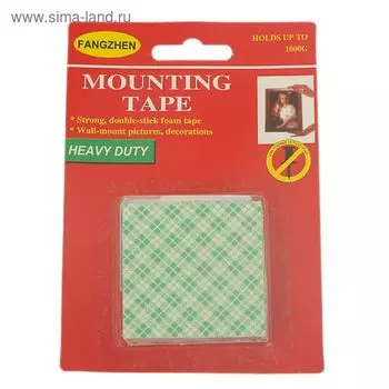 Клеящие подушечки 16 шт., 25 х 25 мм, в блистере