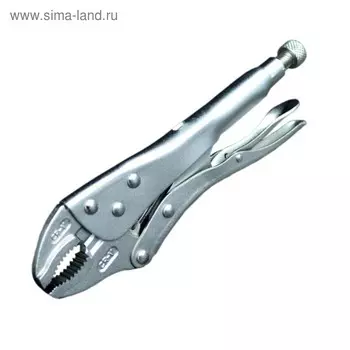 Клещи зажимные WIEDERKRAFT WDK-65104, для сварочных работ, с фиксатором, 250 мм, 0-55 мм