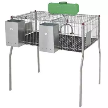 Клетка для кроликов, 105 62 99 см, двухсекционная, PENTA 2