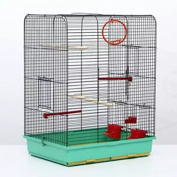 Клетка "Грация", 4 яруса, 50 х 36 х 65 см, микс цветов