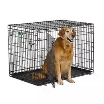 Клетка Midwest iCrate с двумя дверями, 106 х 71 х 76 см, черная