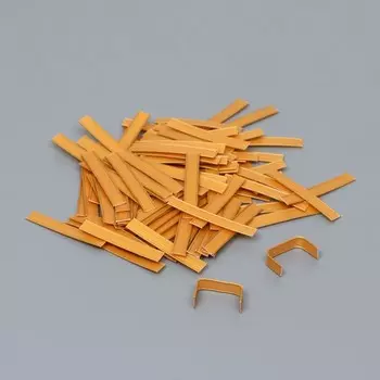 Клип-лента в нарезке, золотая, 5 см