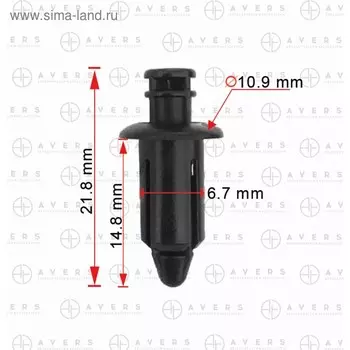 клипса бампера Mazda S51S51833