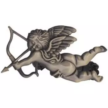 Клипса для штор на защёлке «Ангел», цвет антик