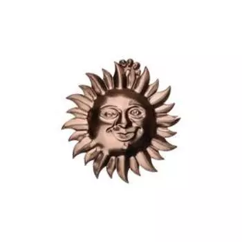 Клипса для штор на защёлке «Солнце», цвет тёмная бронза