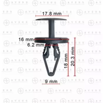 Клипса Ford W713610S300