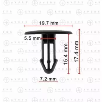 Клипса Honda 91501SEA003