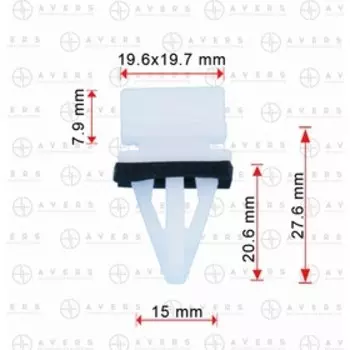 Клипса Honda 91513SM4000