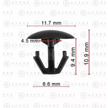 Клипса Honda 91518SM4003