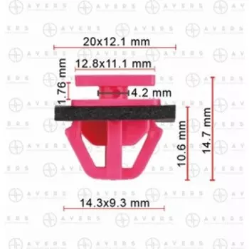 Клипса Hyundai / KIA 87756-3E500