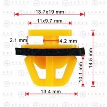 Клипса Hyundai / KIA 87758-35000
