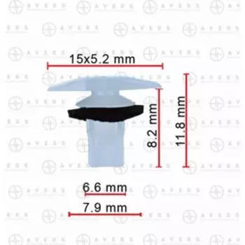 Клипса Mazda BC1D58762