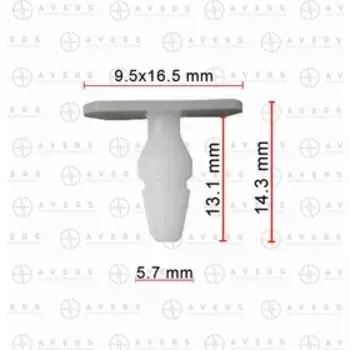 Клипса Mercedes A0019889781